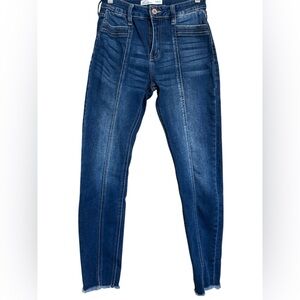 KANCAN 27 ✨ skinny raw hem Women's Blue Denim Jeans excellent condition
